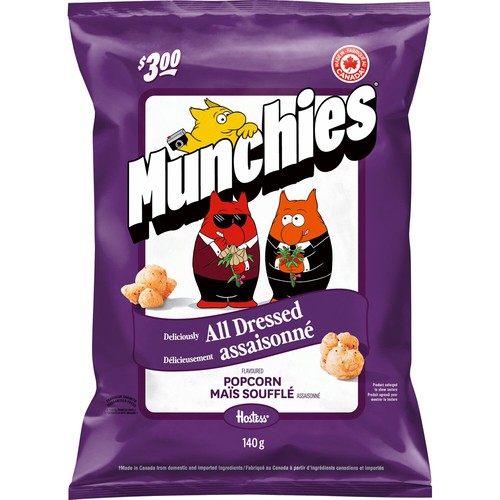 Munchies Popcorn Deliciously All Dressed Flavoured 140 g