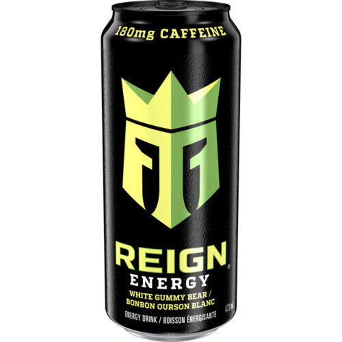 Reign Energy Drink White Gummy Bear 473 ml (can)