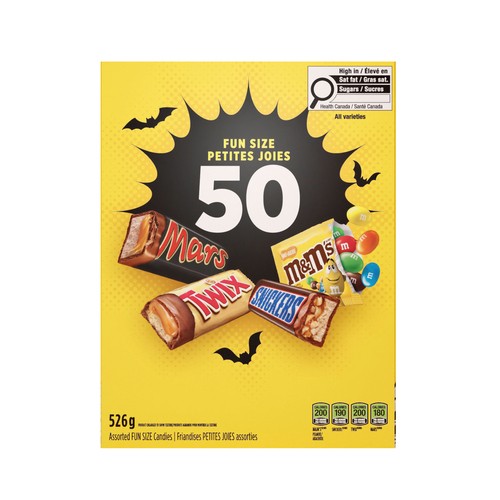 Mars Halloween Chocolate Variety Pack 50 Count 526 g