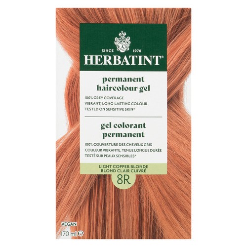 Herbatint Permanent Haircolour Gel 8R Light Copper Blonde 170 ml