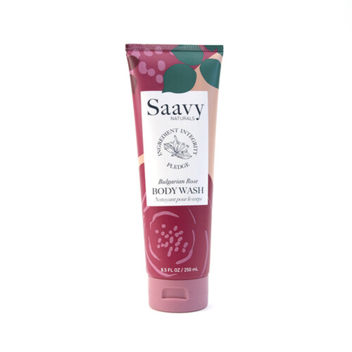 Saavy Naturals Body Wash Bulgarian Rose 250 ml