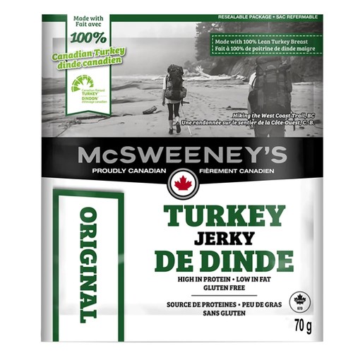 McSweeney's Gluten-Free Turkey Jerky Original 70 g