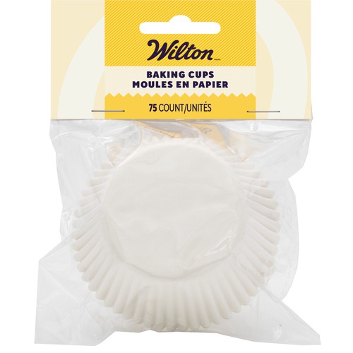Wilton White Baking Cups 75 Count