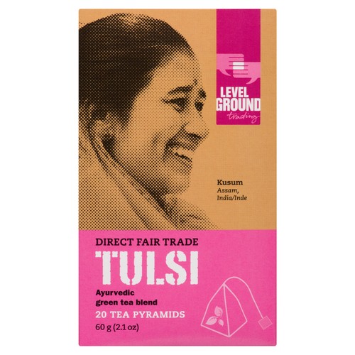 Level Ground Trading Tulsi Tea Pyramids 60 g