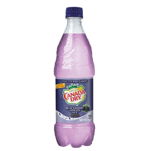 Canada Dry Zero Sugar Ginger Ale Blackberry 500 ml (bottle)