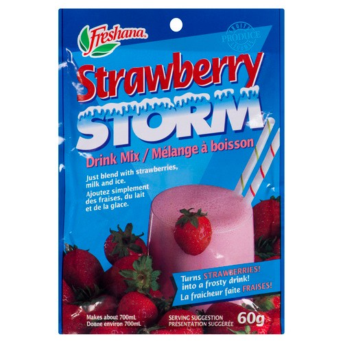 Freshana Storm Drink Mix Strawberry 60 g