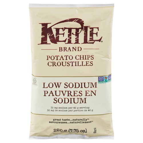 Kettle Brand Gluten-Free Potato Chips Low Sodium 220 g
