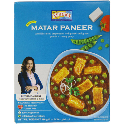 Ashoka Ready To Eat Matar Paneer 280 g