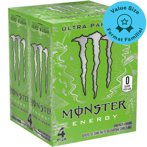 Monster Energy Drink Ultra Paradise 4 x 473 ml (cans)