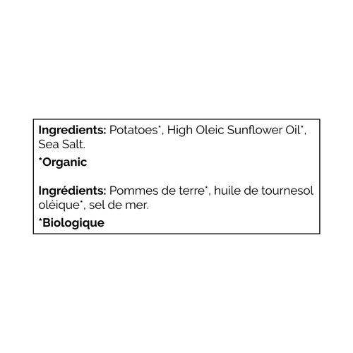Humble Rumbles Ripple Organic Potato Chips Sea Salt 135 g