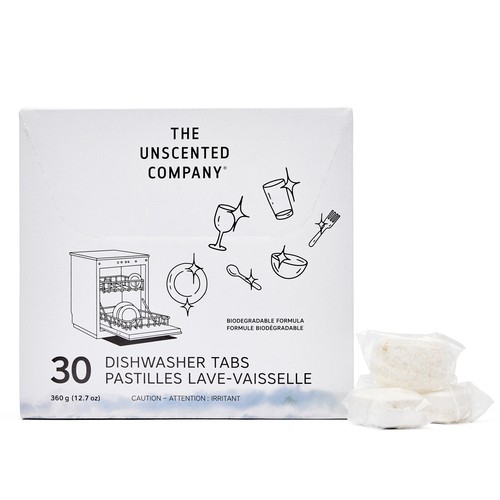 The Unscented Company Dish Tabs Box of 30 tabs
