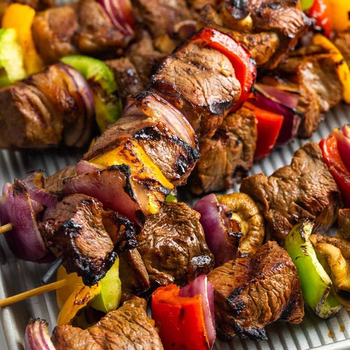 Ready-to-Cook Beef Brochette 3 Peppers