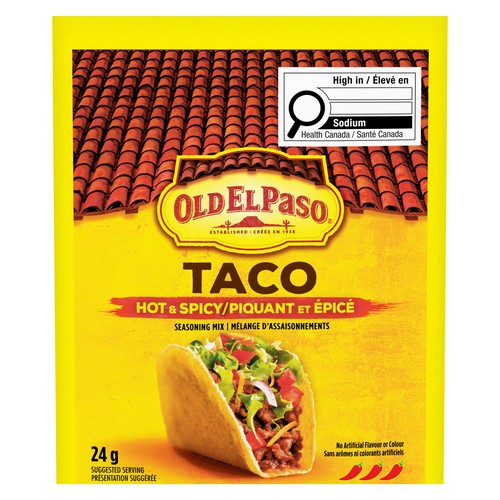 Old El Paso Taco Seasoning Mix Hot & Spicy 24 g