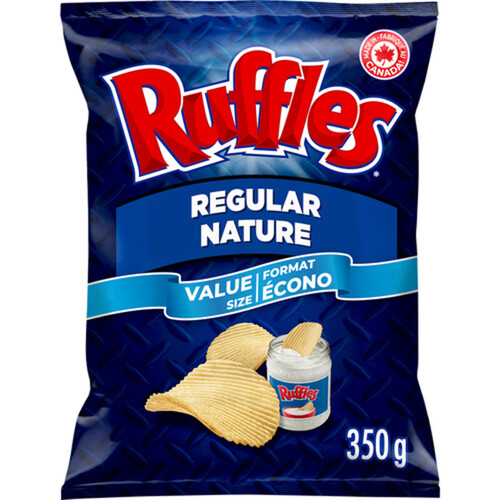 Ruffles Potato Chips Regular 350 g