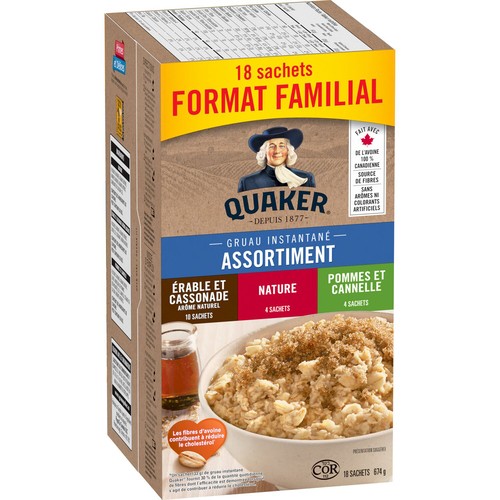 Quaker Instant Oatmeal Variety Pack 694 g