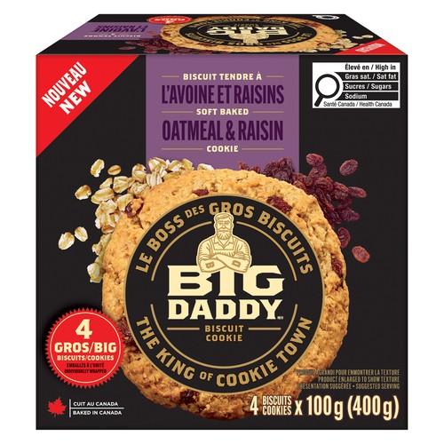 Big Daddy Cookie Oatmeal & Raisin 400 g
