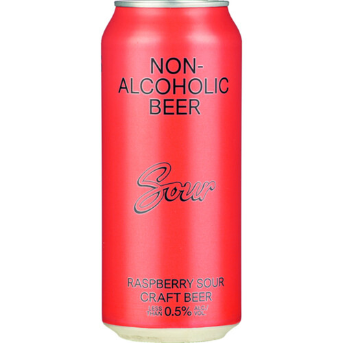 Non Alcoholic Beer Sour Raspberry 473 ml (can)