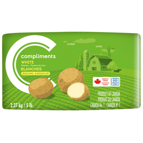 Compliments Potatoes White Boiling Paper Bag 2.27 kg