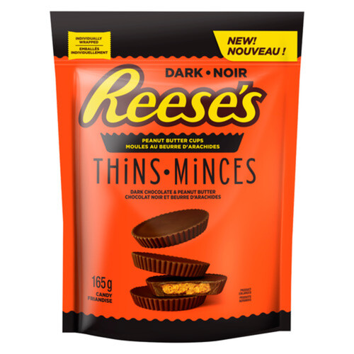 Reese's Thins Cups Dark Chocolate Peanut Butter 165 g