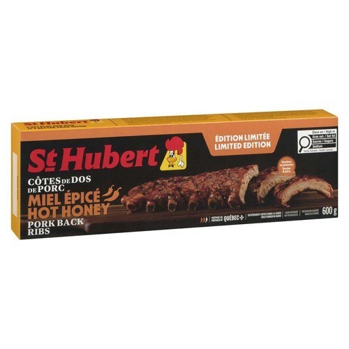 St-Hubert Pork Back Ribs Hot Honey 600 g