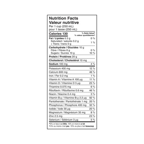 Lactantia UltraPur 0% Milk Ultra-Filtered 20 g Protein 1.5 L