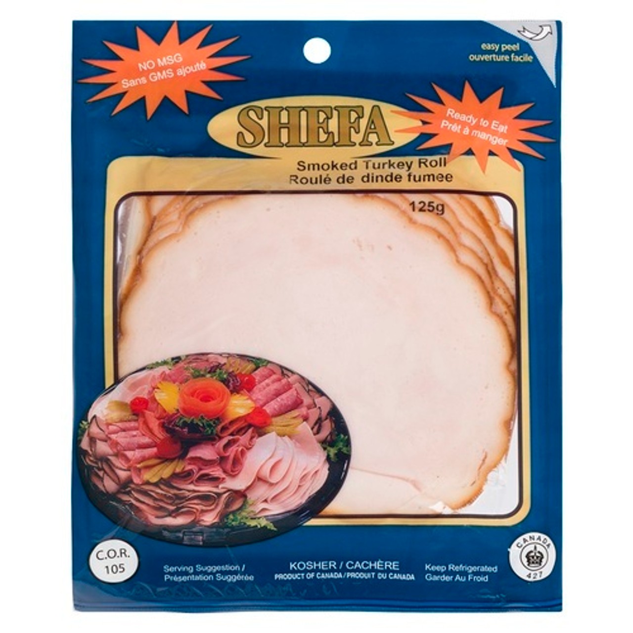 Shefa Kosher For Passover Smoked Turkey Roll 125 g - Voilà Online ...