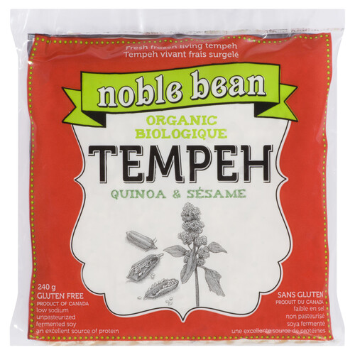Noble Bean Organic Sesame & Quinoa Tempeh 240 g (frozen)