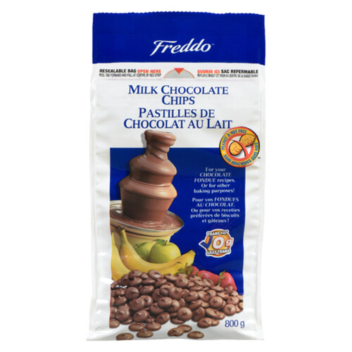Freddo Peanut Free Milk Chocolate Chips 800 g