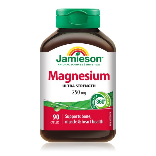 Jamieson Magnesium Complex 250 mg Caplets 90 Count