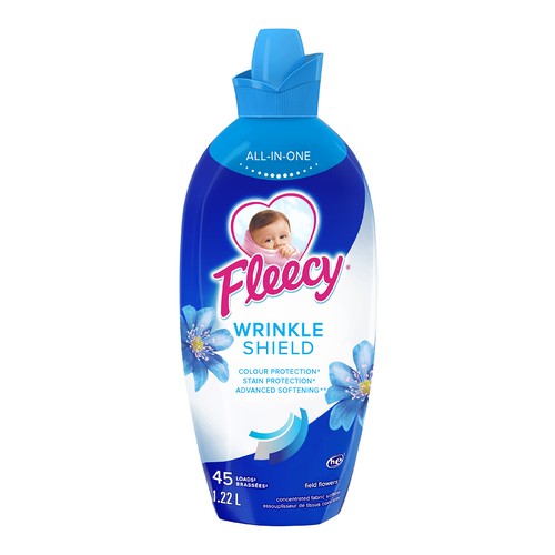 Fleecy Liquid Fabric Softener Wrinkle Shield 1.22 L