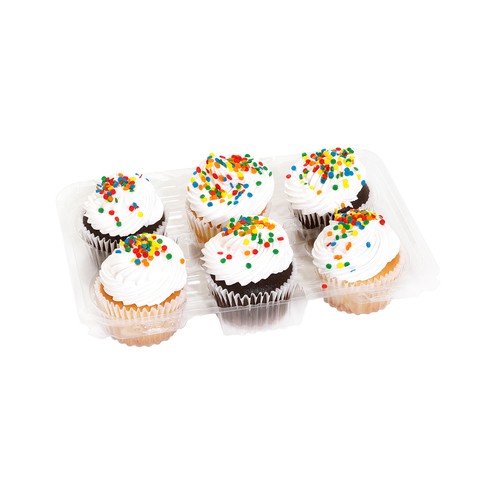 Basic Cupcakes Assorted 6 Pack 245 g (frozen)