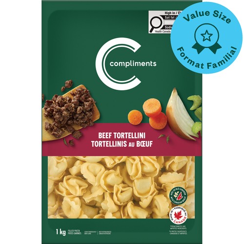 Compliments Filled Pasta Beef Tortellini 1 kg