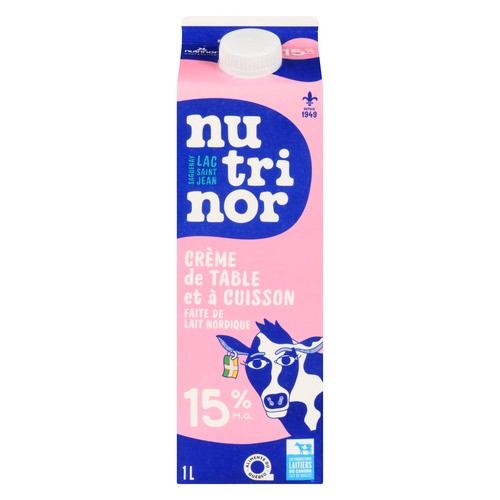 Nutrinor 15% Table And Cooking Cream 1 L