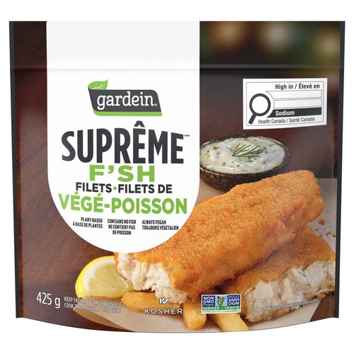 Gardein Plant Based Frozen Meat Alternative F'sh Filets 425 g