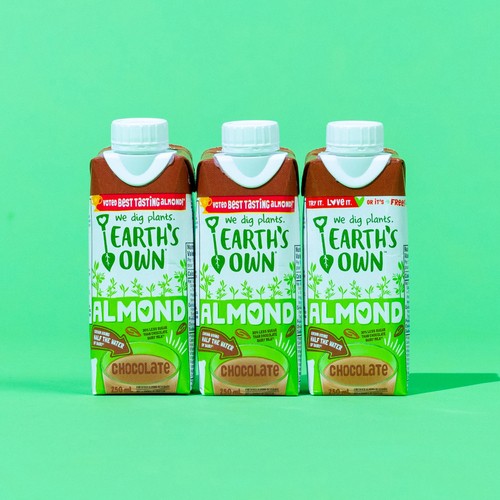 Earth's Own Almond Milk Chocolate Dairy-Free Plant-Based Beverage 250 ml