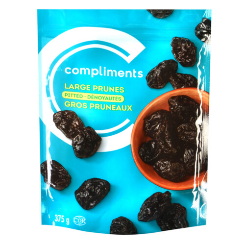 Compliments Large Prunes Pitted 375 g
