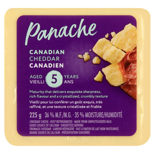 Panache Canadian Cheese Cheddar 5 Year Old Aged 225 g