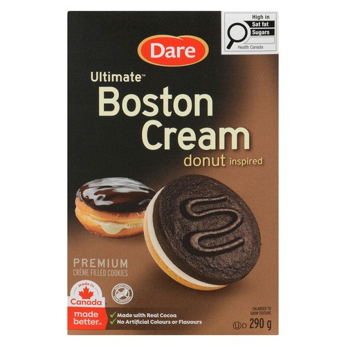Dare Crème Filled Cookies Boston Cream Donut Inspired 290 g