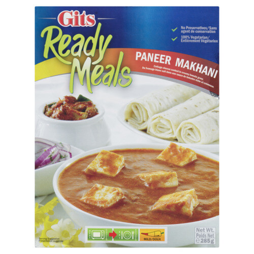 Gits Ready Meal Paneer Makhani Mild 285 g