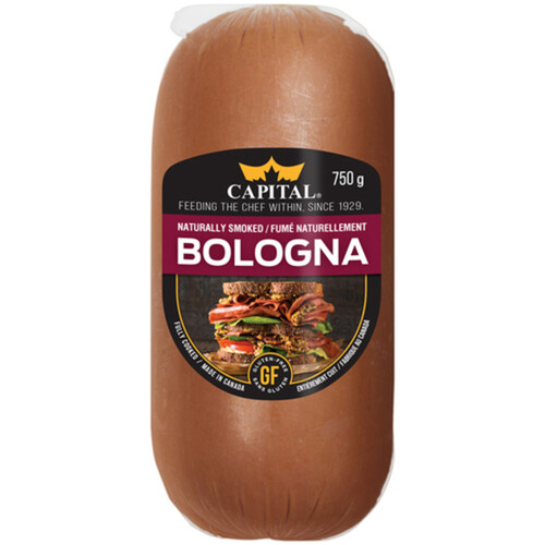 Capital Fine Meats Bologna Chubs Naturally Smoked 750 g