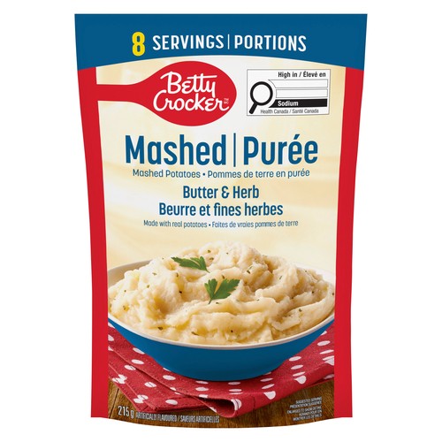 Betty Crocker Mashed Potatoes Butter And Herb 215 g