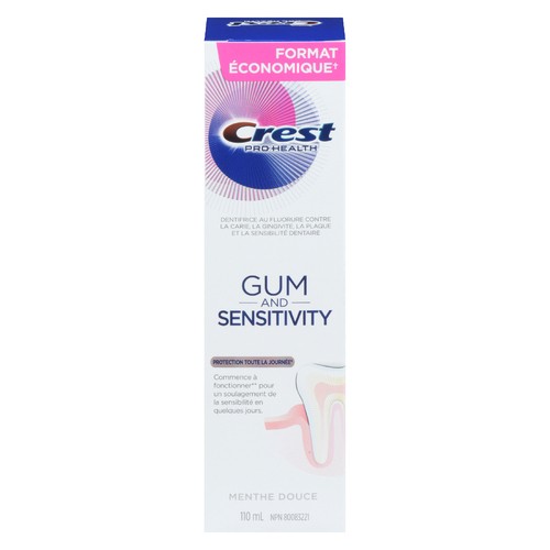 Crest Pro Health Dentifrice contre la carie la gingivite et la sensibilité 110 ml