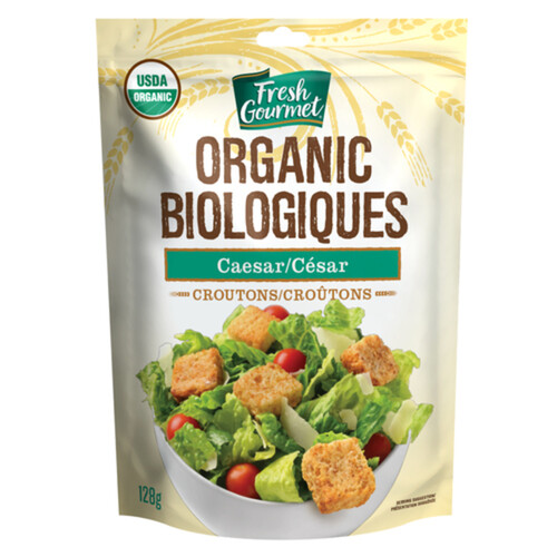 Fresh Gourmet Organic Croutons Caesar 128 g