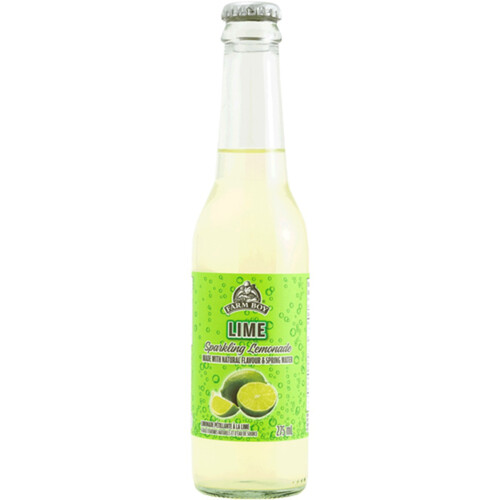 Farm Boy Sparkling Lemonade Lime 275 ml (bottle)