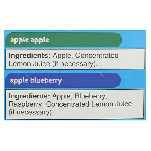 GoGo squeeZ Fruit Sauce Snack Pouches Variety Pack, Apple Apple, Apple Blueberry, No Sugar Added 12 x 90g