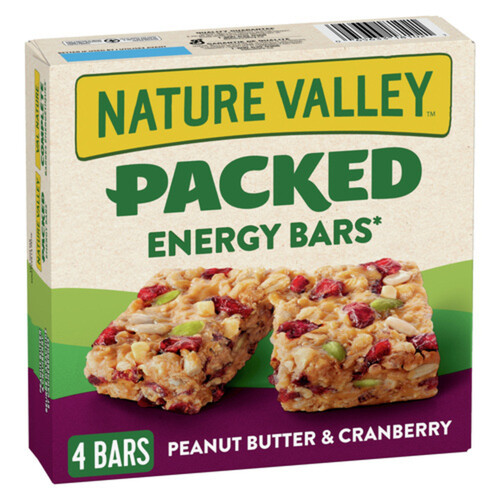 Nature Valley Energy Bar Peanut Butter & Cranberry 4 Pack 192 g