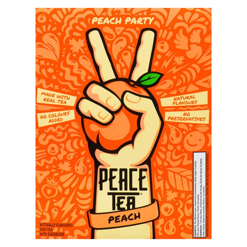 Peace Tea Iced Tea Drink Peach 341 ml (can)