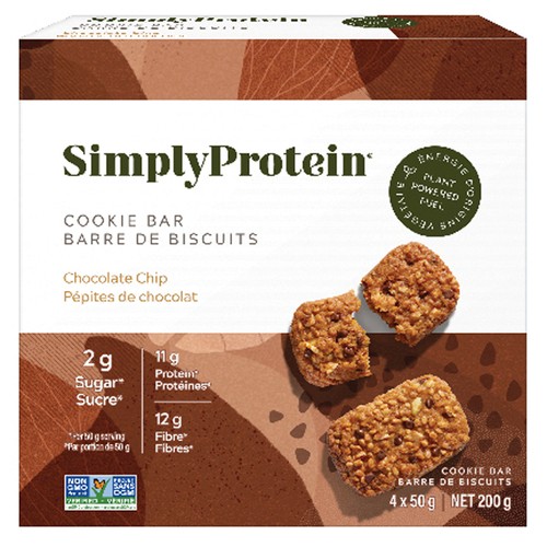 Simply Protein Cookie Bar Chocolate Chip 4 x 50 g 