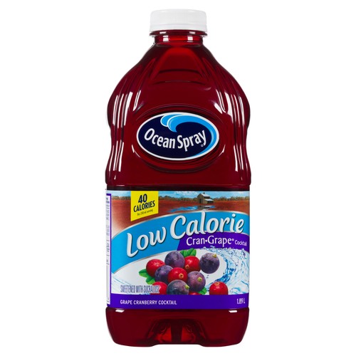 Ocean Spray Cocktail Lite Cranberry Grape 1.89 L (bottle)