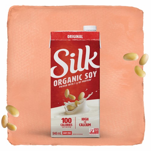 Silk Organic Dairy Free Soy Beverage Original 946 ml